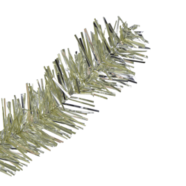 Northlight 4.5ft. Metallic Platinum Tinsel Christmas Tree