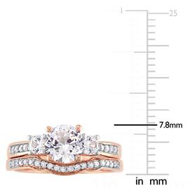 Gemstone Classics™ Rose Gold 1 1/3ct. Sapphire Bridal Set