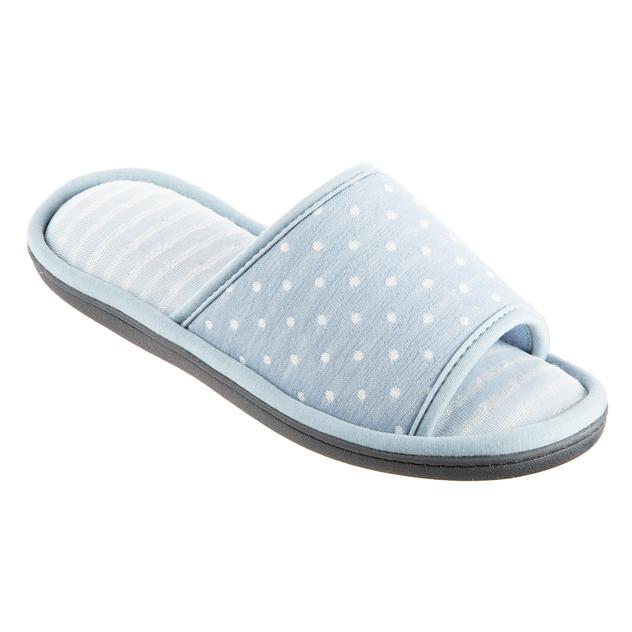 Womens Isotoner® Jersey Dot Ada Slide Slippers