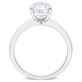 Sterling Silver 2ctw. White Moissanite Solitaire Ring