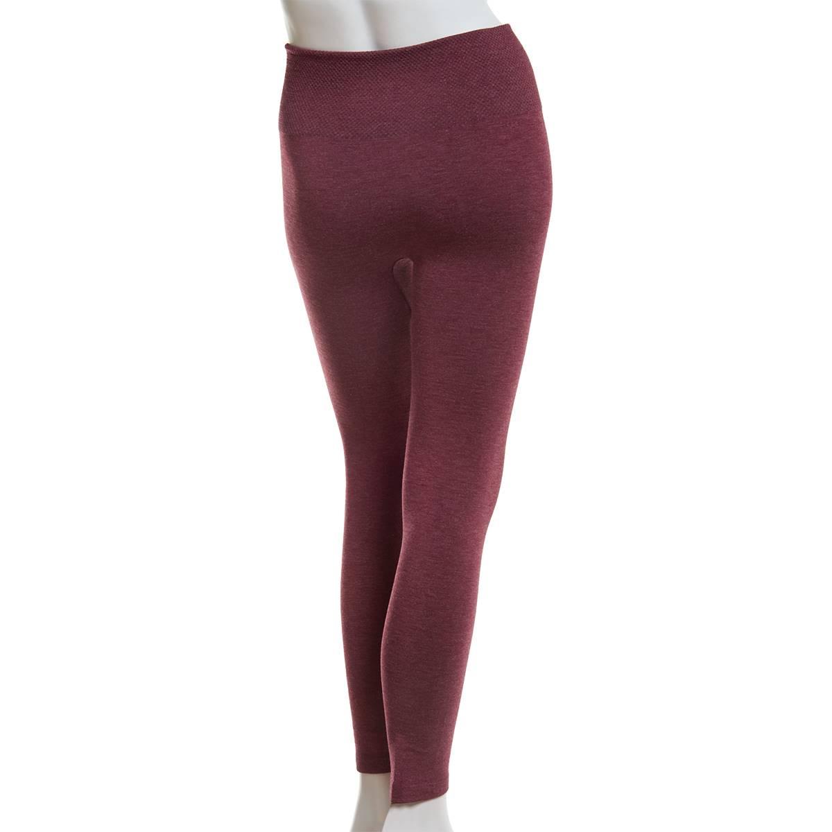Womens One 5 One Heathered Indigo Fleece Lined Leggings