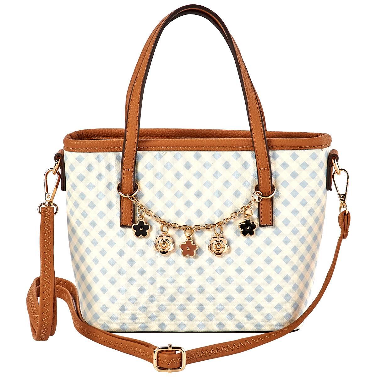 DS Fashion Satchel Crossbody with Charms