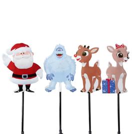 Northlight Seasonal Rudolph & Friends Pathway Markers - Set of 4