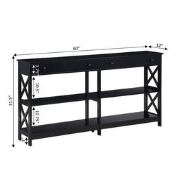 Convenience Concepts Oxford 3-Tier Console Table
