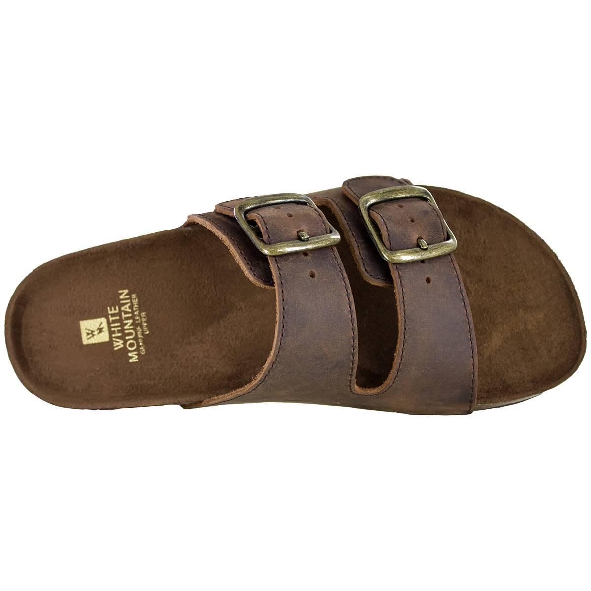 Womens White Mountain Helga Slide Footbed Sandals