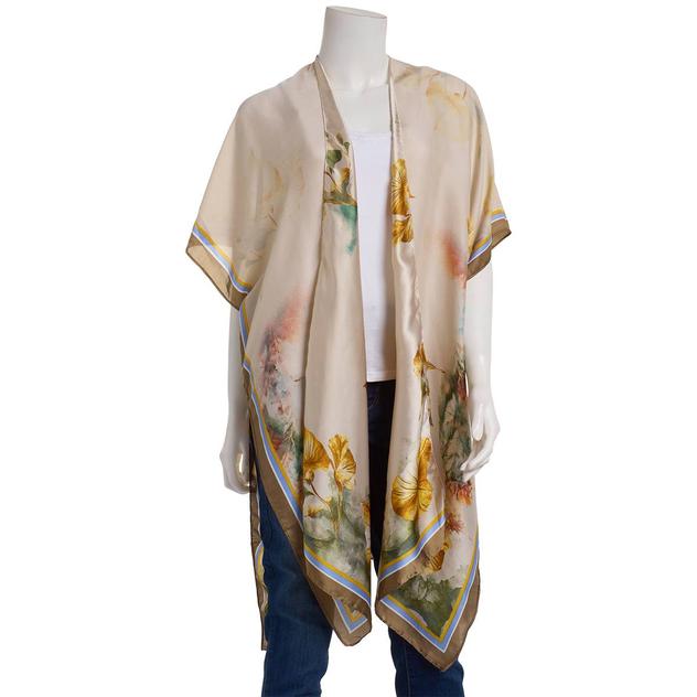 Womens Renshun All Over Floral Kimono