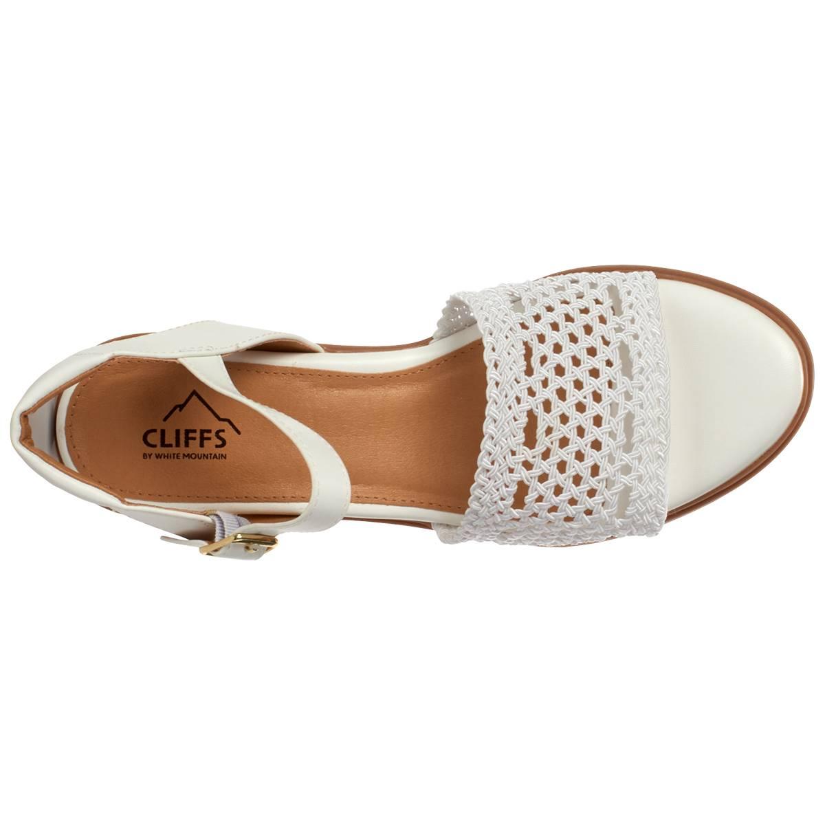 Womens Cliffs by White Mountain Cortland Block Heel Sandals
