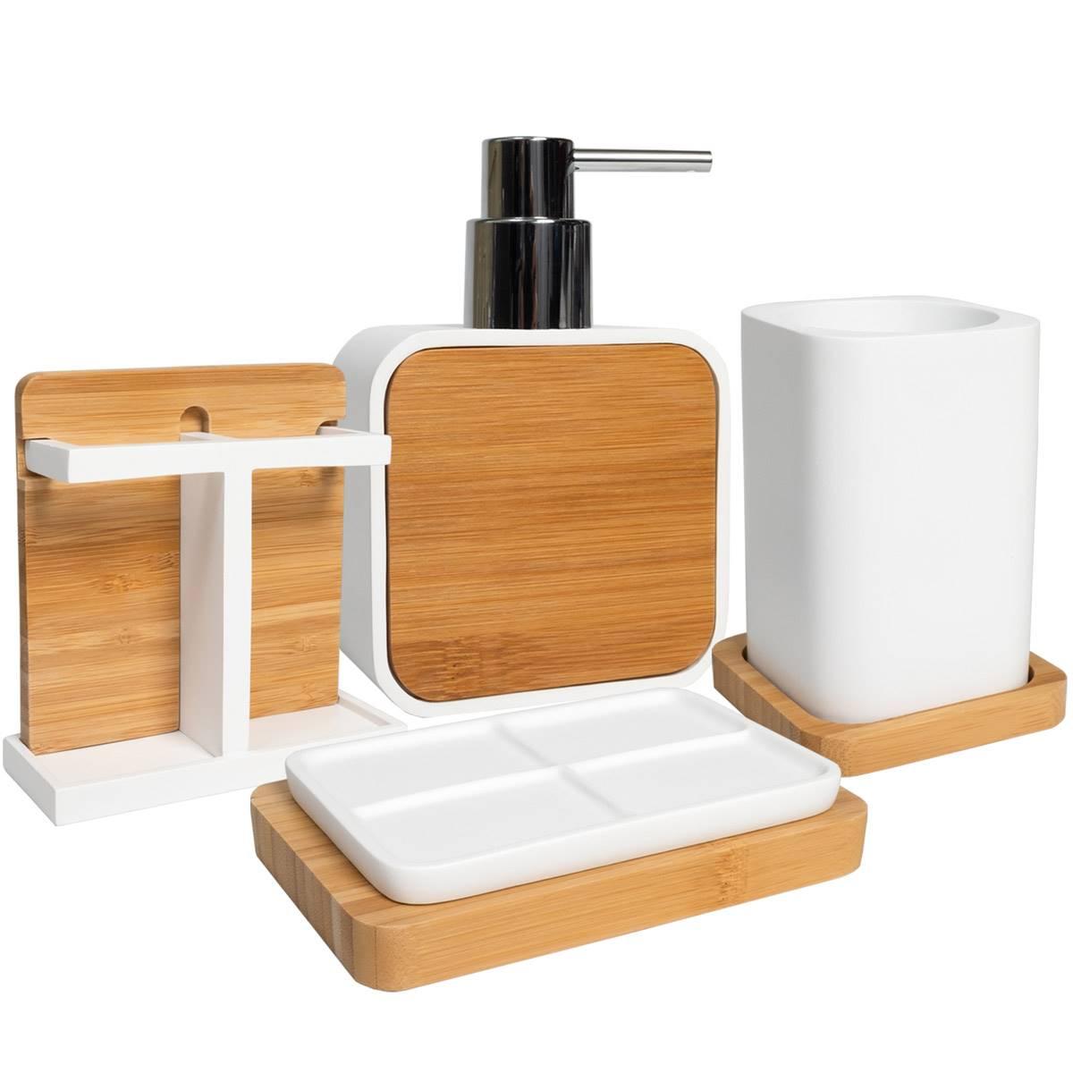 Sweet Home Collection Ritz 4pc. Bath Accessory Set