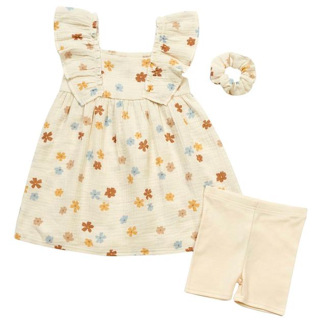 Toddler Girl Emily & Oliver® 2pc. Floral Dress with Shorts