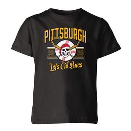 Boys 8-20 Tailgate Pittsburgh Baseball Lets Go Bucs Tee
