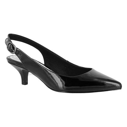 Womens Easy Street Faye Patent Slingback Pumps