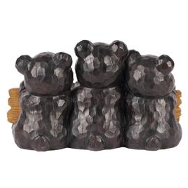 Hi-Line Gift Bear Family with Welcome Sign Garden Statue