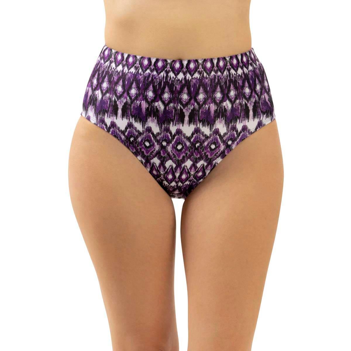 Womens Dolfin(R) Aquashape Globetrotter High Waisted Swim Bottoms