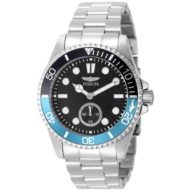 Mens Invicta Pro Diver Black Dial Quartz Watch - 49437