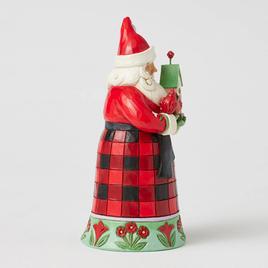 Jim Shore Highland Glen Santa Cardinals Christmas Figurine