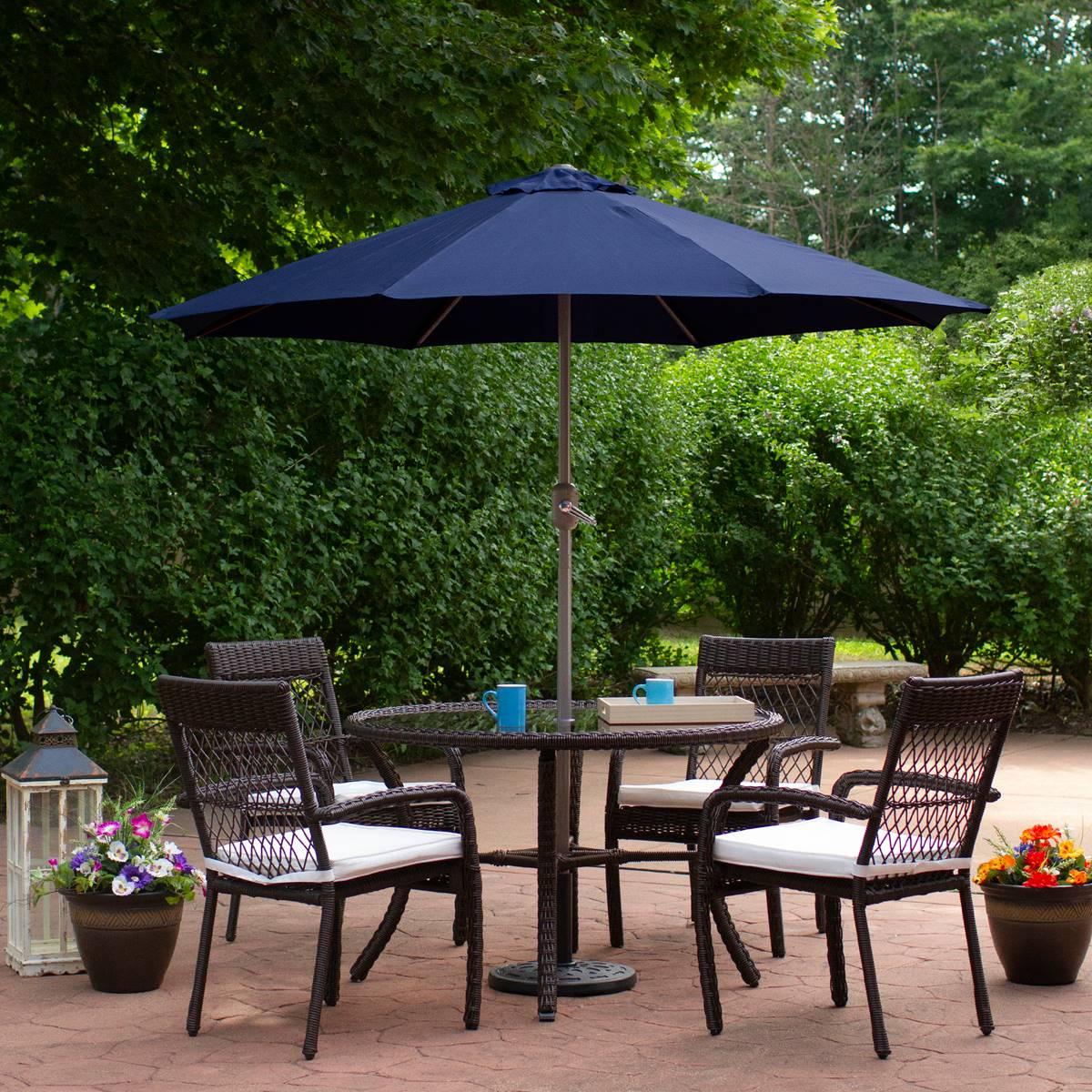 Northlight Seasonal 7.5ft. Patio Market Umbrella with Hand Crank