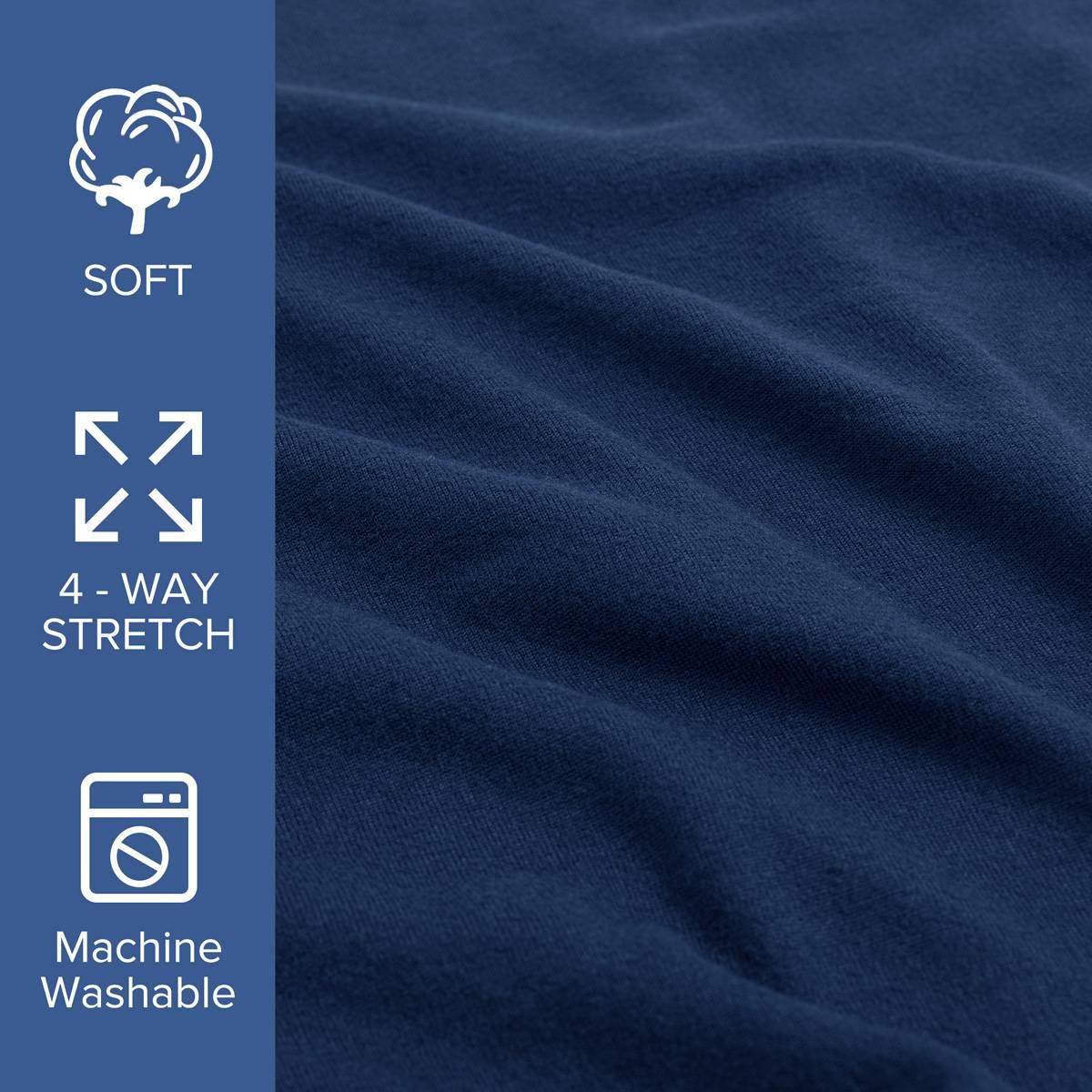 Awesome Home Ultra Soft Jersey Knit Sheet Set