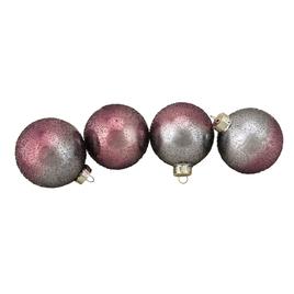 Northlight Seasonal 4ct. 80mm Glass Ball Christmas Ornaments