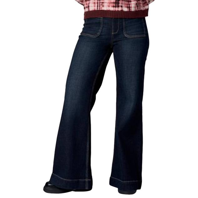 Womens CITY BLUES Soho Wide Leg Jeans