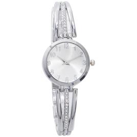 Womens Silver-Tone Case & Sunray Dial Watch - 14996S-07-B28