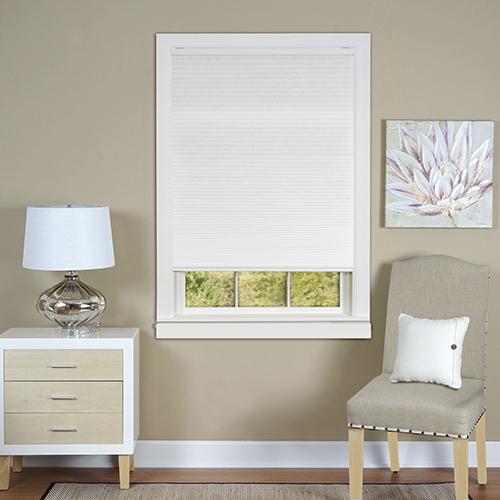 Honeycomb Cordless Cellular Shade - White