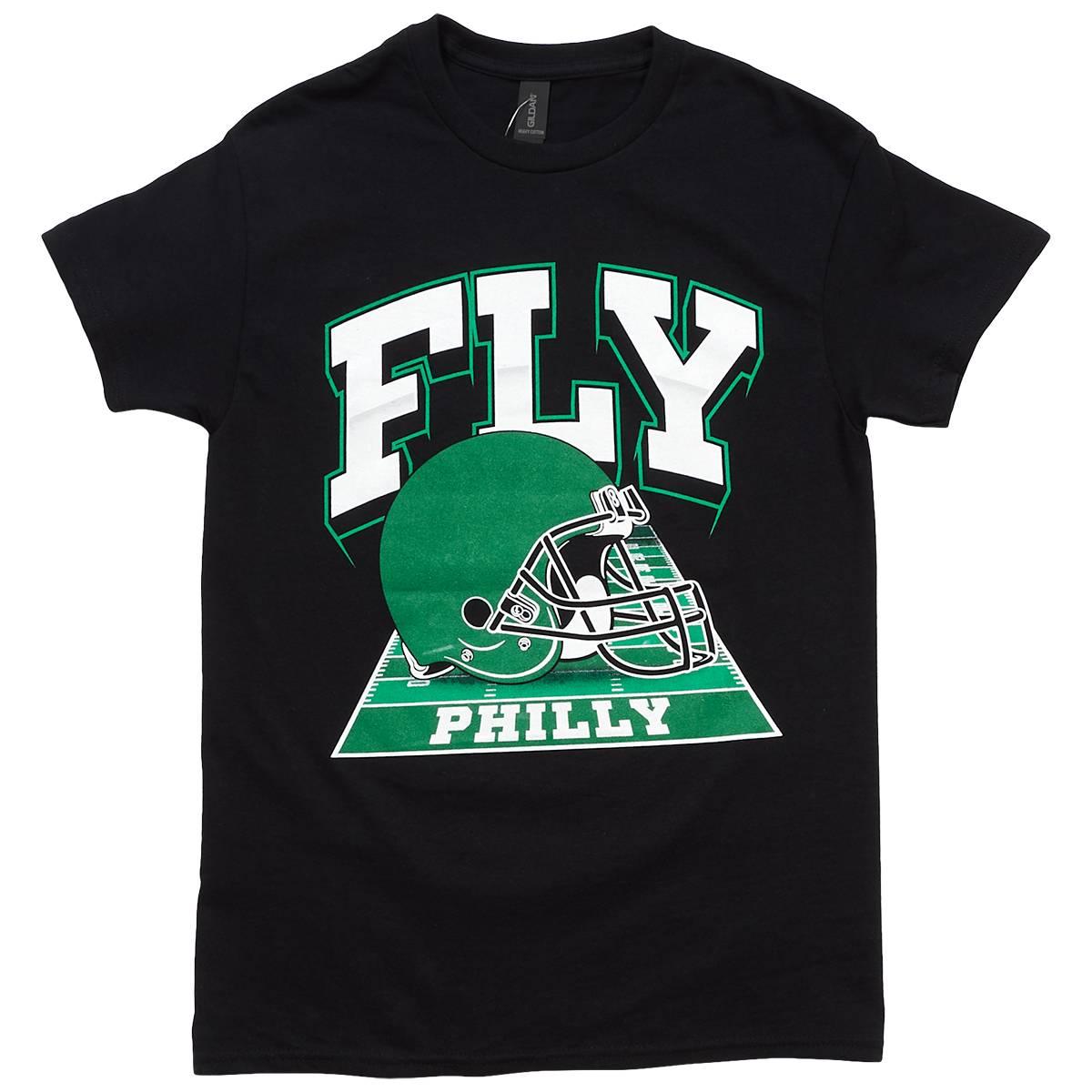Mens Tailgate Philadelphia Fly Field Short Sleeve Tee
