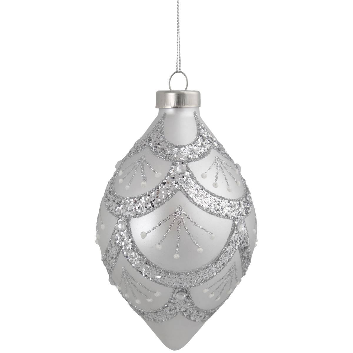 Northlight Seasonal 5in. Finial Glass Christmas Ornament