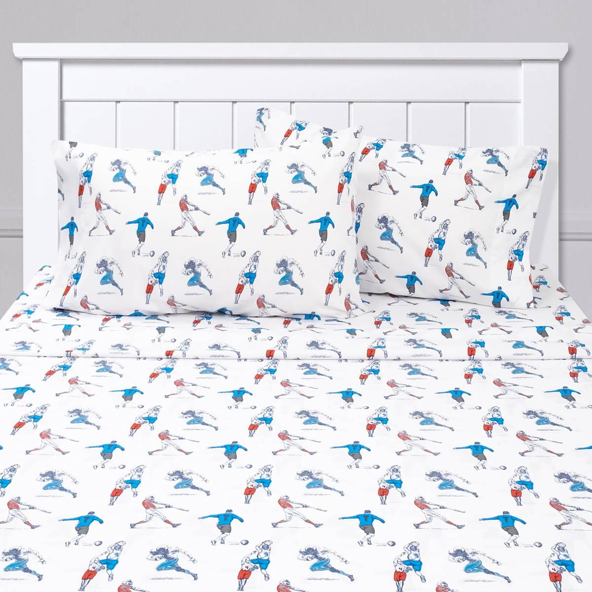 Sweet Home Collection Kids Fun & Colorful Sports Sheet Set