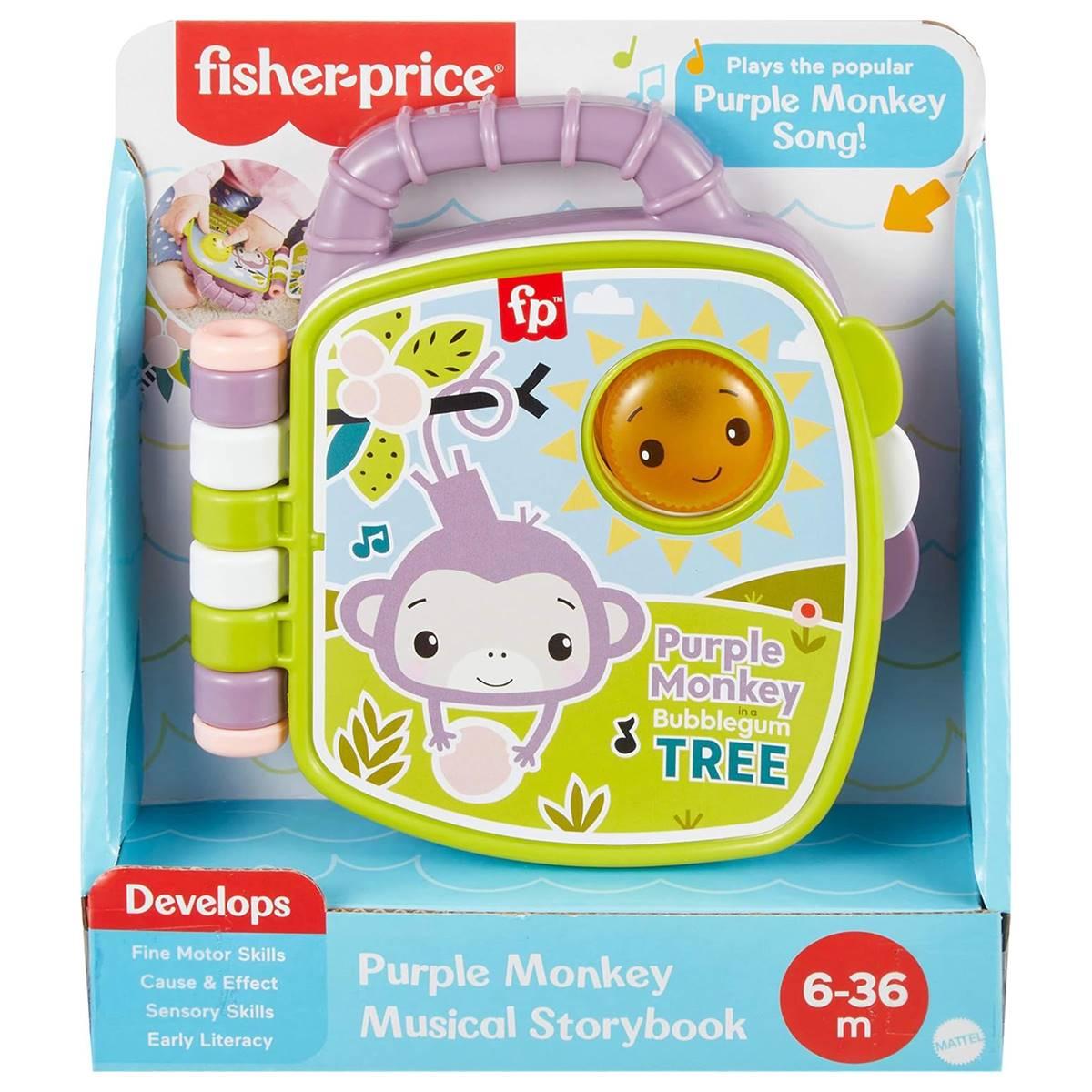 Fisher-Price® Purple Monkey Musical Storybook