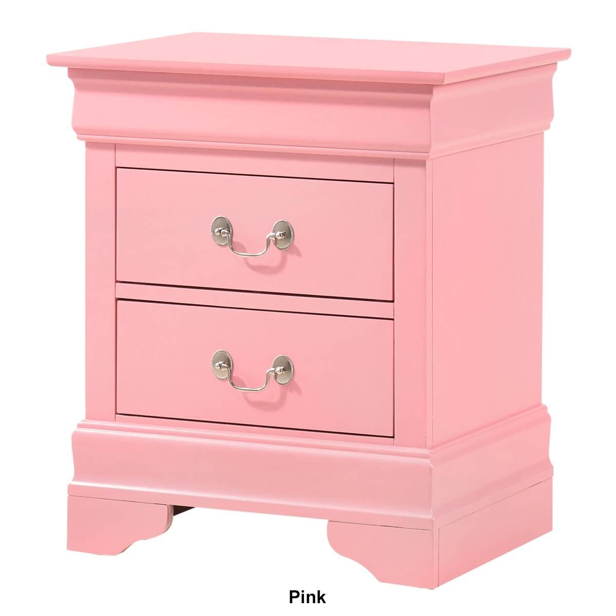 Passion Furniture Louis Philippe 21in. Drawer Nightstand