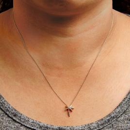 Haus of Brilliance 10kt. Gold 1/10ctw. Diamond Palm Tree Pendant