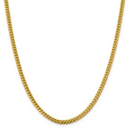 Mens Gold Classics™ 4.25mm. 14kt. Miami Cuban Chain Bracelet