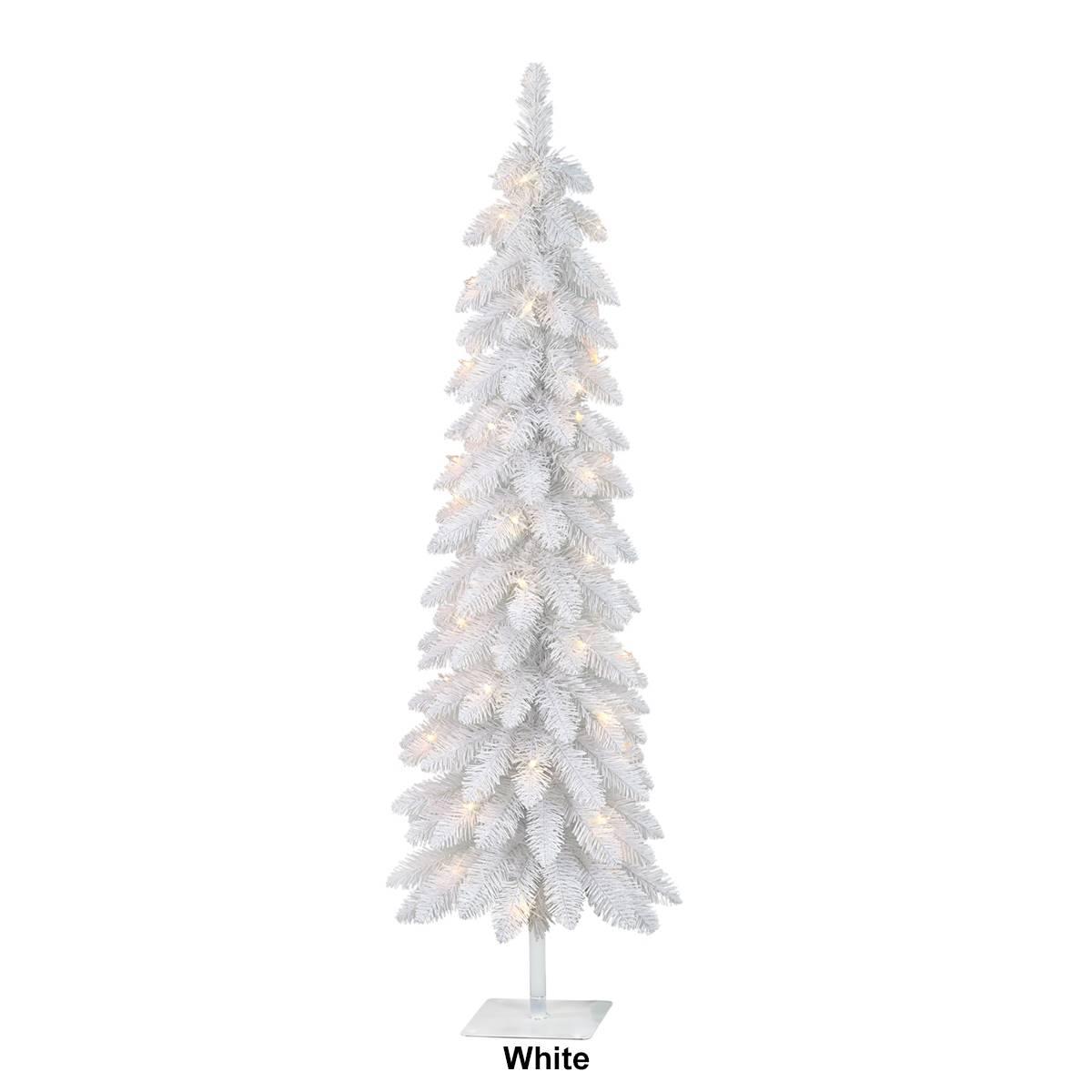 Puleo International 4ft. Pre-Lit Artificial Alpine Christmas Tree
