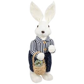 Northlight Seasonal Standing Girl Bunny w/ Basket Easter Figurine