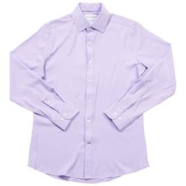 Mens Bill Blass Stretch Twill Slim Fit Dress Shirt - Lavender