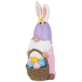 Northlight Seasonal Easter Bunny Gnome with Egg Basket Figurine