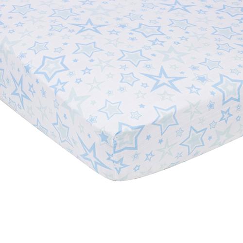 MiracleWare(R) Crib Sheet - Blue Stars