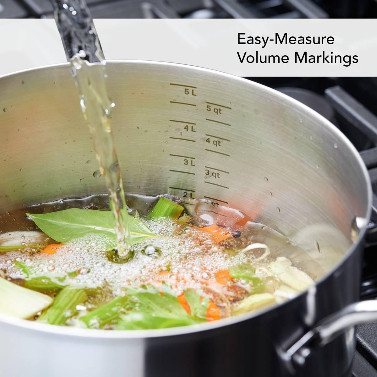 KitchenAid® Stainless Steel 3-Ply Base 11pc. Cookware Set