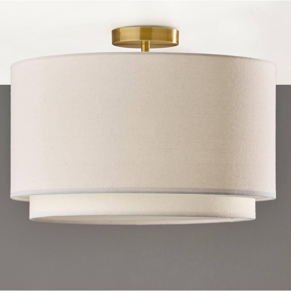 Adesso Finley Double Layer Flush Mount Fixture
