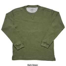 Mens Preswick & Moore® Long Sleeve Thermal Crew Neck Pajama Shirt