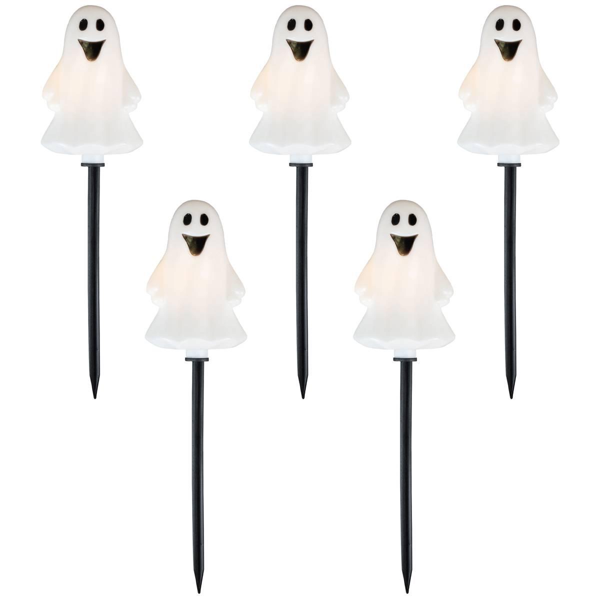 Northlight Seasonal Ghost Shaped Halloween Pathway Markers