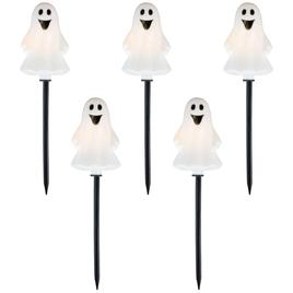Northlight Seasonal Ghost Shaped Halloween Pathway Markers