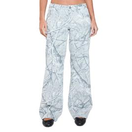 Juniors YMI(R) Low Rise Wide Leg Camo Print Jeans - Camo