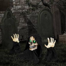 Northlight Seasonal 8in. LED Grim Reaper Outdoor Decor
