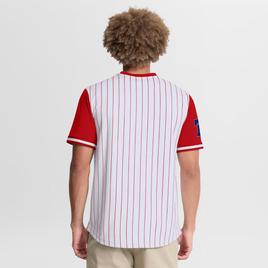 Mens Fanatics Philadelphia Phillies Side Swipe Pinstripe Tee