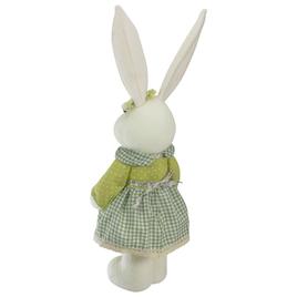 Northlight Seasonal Standing Girl Rabbit Holding Flowers Figurine