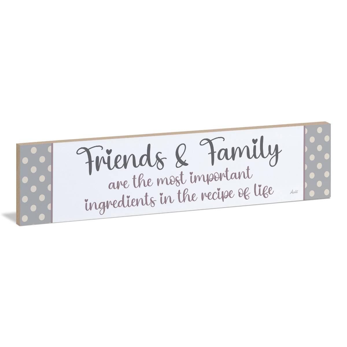 Friends & Family Recipe Sign