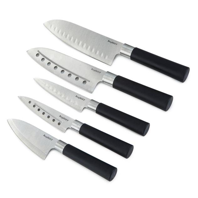 BergHOFF Codon 5pc. Stainless Steel Santoku Set