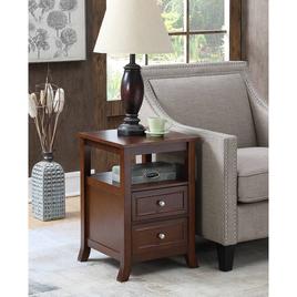 Convenience Concepts Melbourne 2 Drawer End Table w/ Shelf