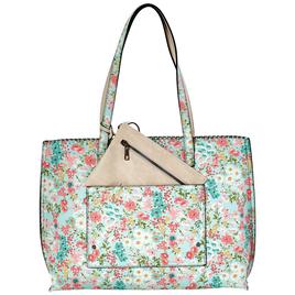 DS Fashion 2-in-1 Large Tote - Blue Floral